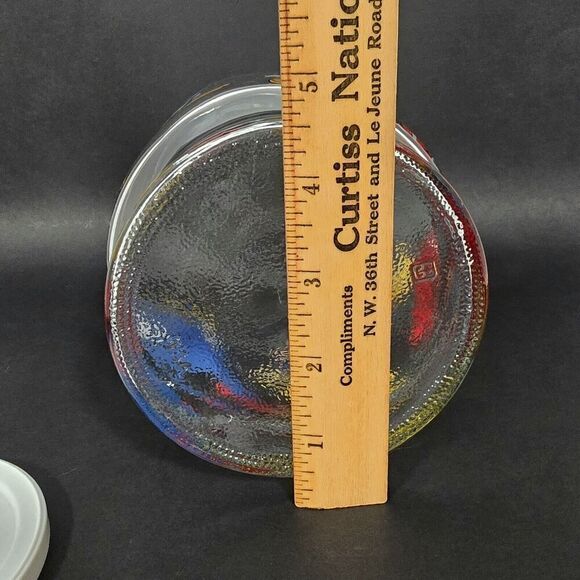 Vtg Anchor Hocking Walt Disney Juice Carafe w Lid Mickey Mouse And Friends USA - Picture 11 of 12